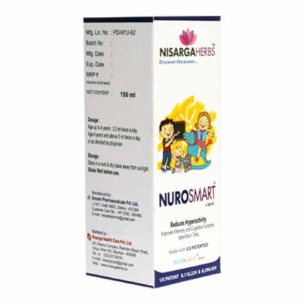 nurosmart syrup 150 ml upto 20% off nisarga herbs